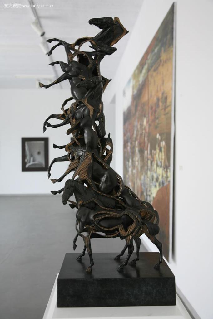 sculpture:  Arman  Cavalleria Eroica   2004